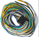 5 Way Flat Wiring Harness, 35 Foot, Full Ground, (Brown, Green, Yellow, Blue, White) - Hydrastar