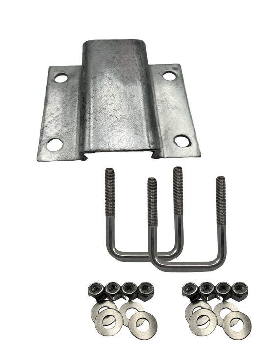 Y Guide Bracket - 2" Hat Bracket - 7GA Hot Dipped Galvanized - Hydrastar