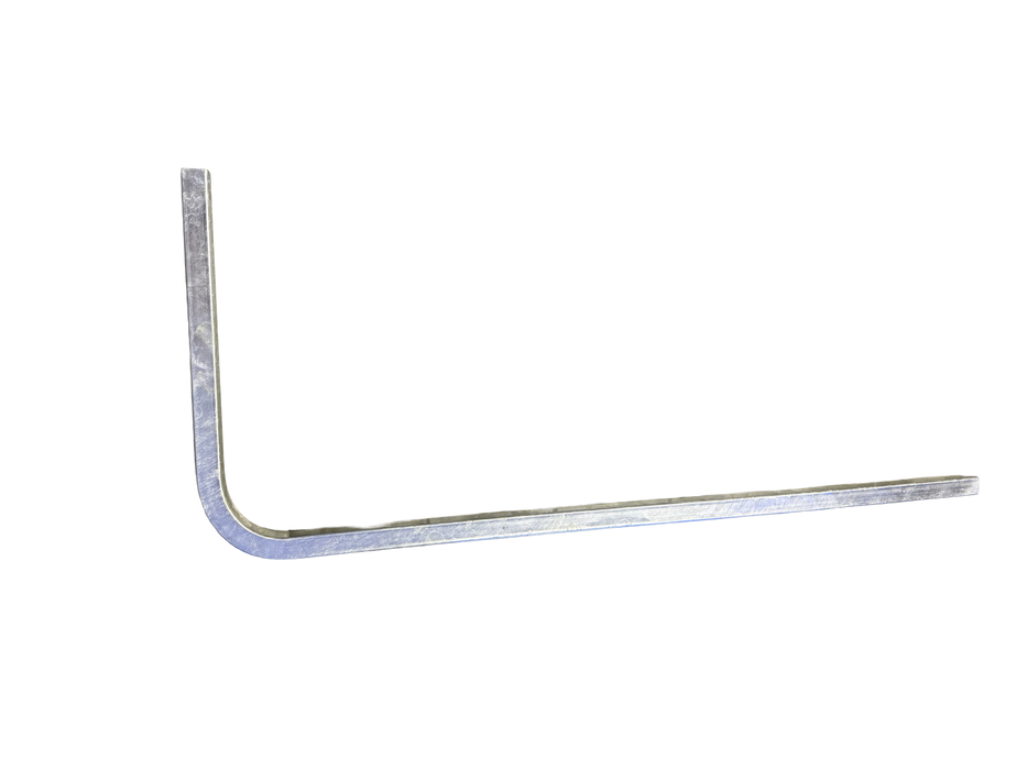 Galvanized Steel Guide Pole - Large - 90 DEG - 1-1/2" SQ - 60" x 24" {JM-T6024}