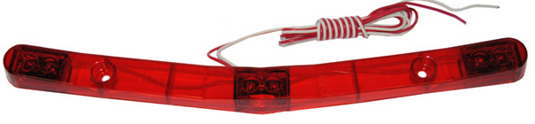 Hydrastar LED ID Tri-Bar Bar Light, V Bend Crossmember