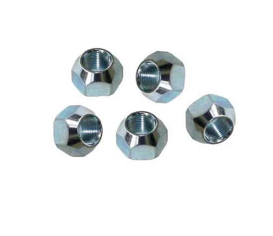 Hydrastar Coned Lug Nut 1/2-20" - Clear Zinc - Cone Seat