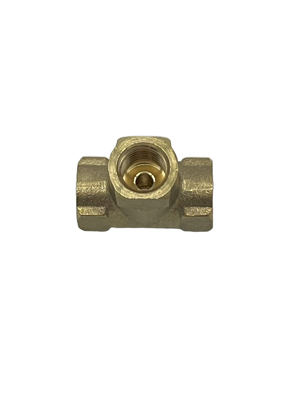 Hydrastar Brake Line - Brass Tee Fitting - 3/16" Female