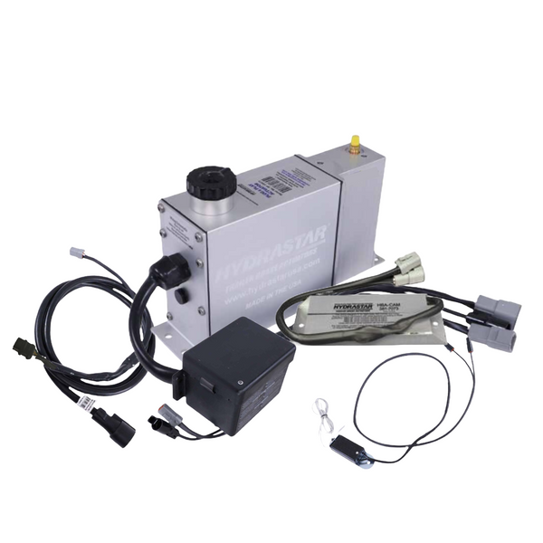 Hydrastar MARINE Electric Over Hydraulic (EOH) Plug In Play Actuator w/ Controller Adapter Module (CAM) - includes 6’ zip breakaway coiled cable & switch with carabiner (snap ring) 4 pin Harness