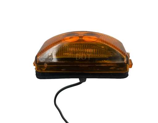 Amber LED Clearance Light, Stud Mount, Self Grounded, Submersible - Hydrastar