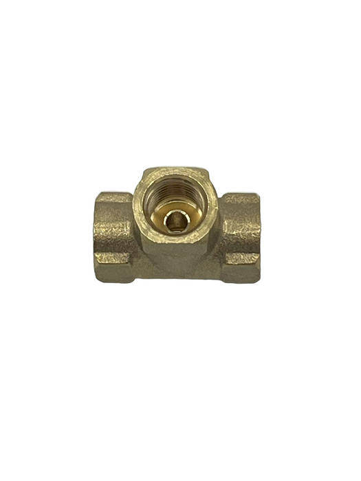 Brake Line - Brass Tee Fitting - 3/16" Female - Hydrastar