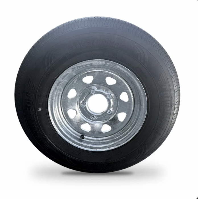 Tire and Wheel Assembly, ST185/80R13, Load Range C, 6 Ply, 5 on 4.5", Galvanized Wheel