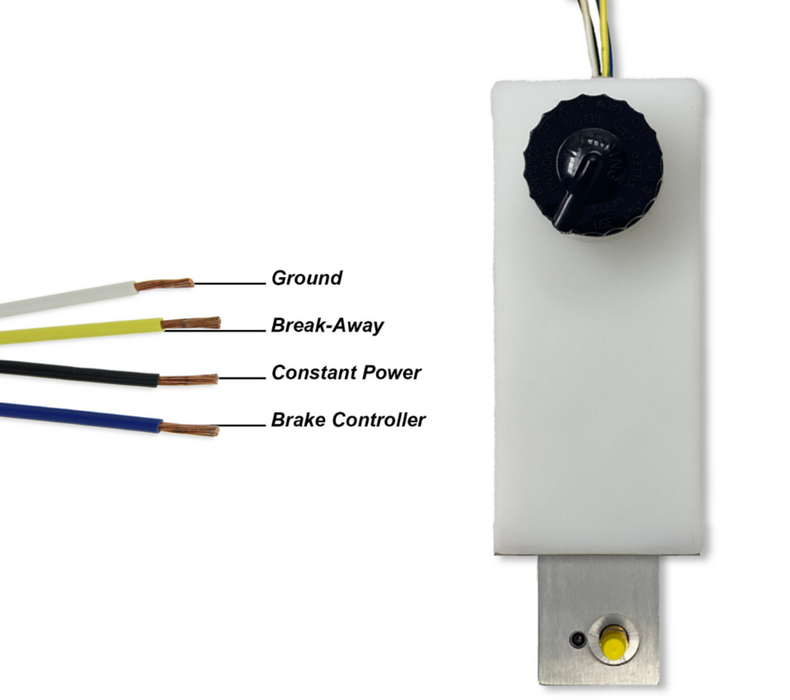 Hydrastar® Xtra-Capacity Electric Over Hydraulic (EOH) Trailer-Mounted Brake Actuator w/ Expanded 1 Quart Reservoir - Hydrastar