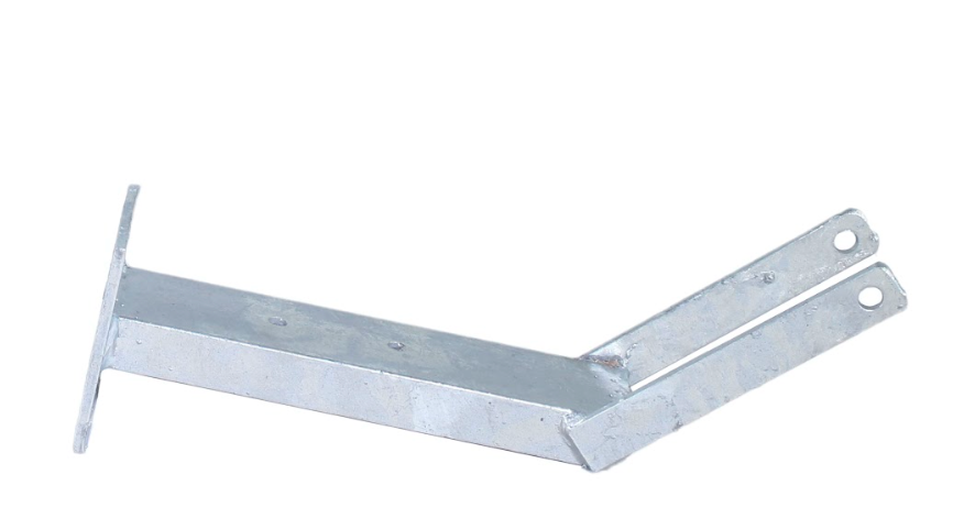 Winch Seat Top LD - Fits 3" Vertical Post - 4 Hole Flat Base Mounting Plate - Hot Dipped Galvanized - Hydrastar