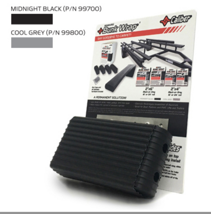CALIBER Black Plastic Bunk Wrap for 2"x4"x24' Bunk Material - Hydrastar