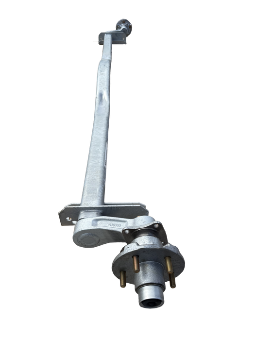 Galvanized Torsion Axle - Vbend, 3.5k, 35 Deg Down, 5 Lug, 85HF - 72OSB