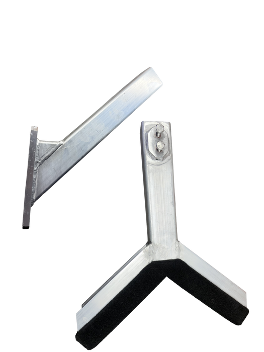 Carpeted Bunk Bow Stop, Aluminum, HD Support , Height Adjustable