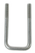 Stainless Steel Ubolt, 1/2-13" x 2-1/16" x 5-1/4" - Hydrastar