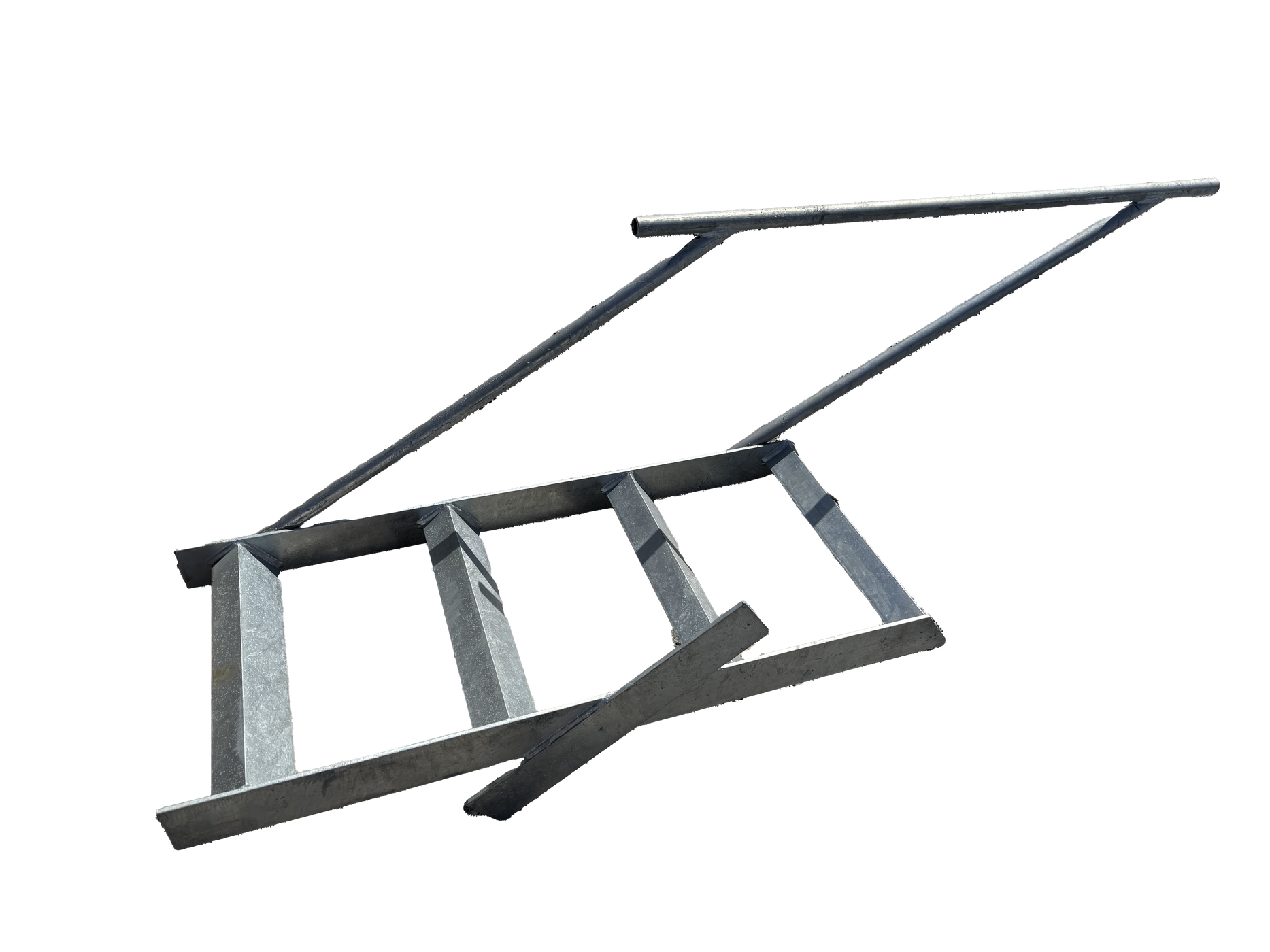 Pontoon Bow Stop Complete Assembly with 4 Step Ladder | Hydrastar