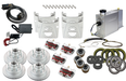 Hydrastar 7K Tandem Axle Complete Disc Brake Kit — full kit contents including calipers, rotors, hubs, EOH actuator, bearings, seals, brake lines, and hardware