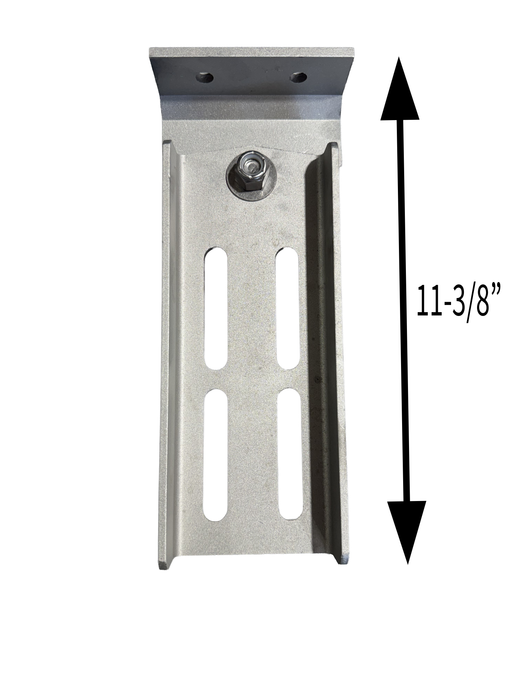 Center Bunk Bracket Kit, 10" HD Extruded Aluminum, Double Slotted Bolster 2x6 Bunk Bracket Kit {CBK-10DBALU-4}