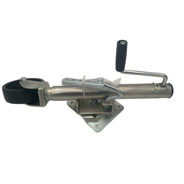 Hydrastar Marine Jack, Caster Wheel, Swivel Mount, Zinc, Bolt On, 1200#