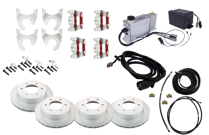 Marine Hydrastar 6K Axles, Plug - Play, 6 Lug Slip Over Tandem Axle Trailer Disc Brake Kit (1/2") {#PPM6K-T1SO} | Hydrastar Marine Hydrastar 6K Axles, Plug - Play, 6 Lug Slip Over Tandem Axle Trailer Disc Brake Kit (1/2") {#PPM6K-T1SO} | Hydrastar