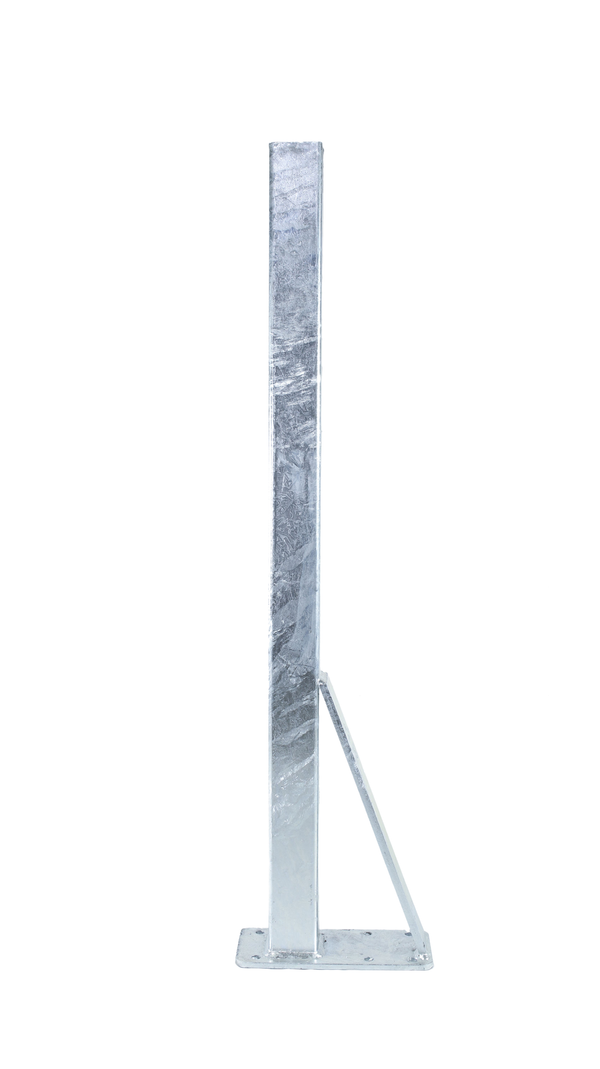 Hydrastar Winch Stand 3" X 3" X 48" Straight Vertical Post, Hot Dipped Galvanized