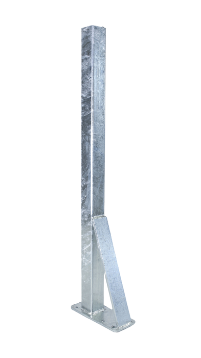 Winch Stand 3" X 3" X 48" Straight Vertical Post, Hot Dipped Galvanized - Hydrastar