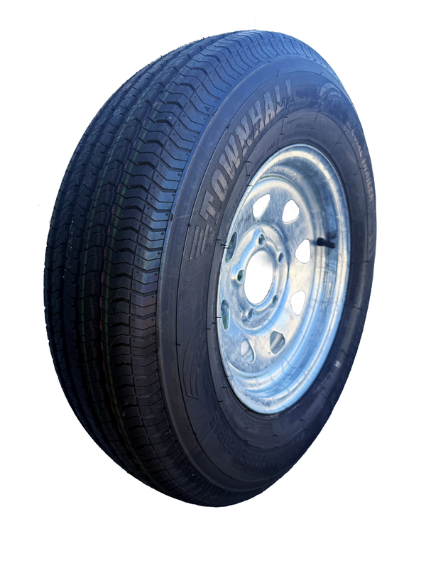 Tire and Wheel Assembly, ST185/80R13, Load Range C, 6 Ply, 5 on 4.5", Galvanized Wheel - Hydrastar
