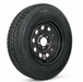 Tire and Wheel Assembly, ST205/75R15, Load Range D, 8 Ply, 5 on 4.5", Black Steel Wheel - Hydrastar