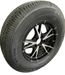 Tire and Wheel Assembly, ST205/75R15, Load Range D, 8 Ply, 5 on 4.5", Aluminum Wheel - Hydrastar