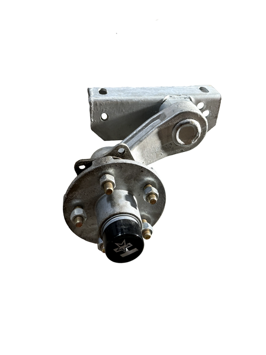 Galvanized Torsion Axle - Straight, 3.5k, 22 Deg Down, 5 Lug, 95HF - 80OSB - Hydrastar