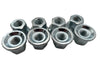 Flange Lug Nut 5/8"-18 - Clear Zinc - Hydrastar